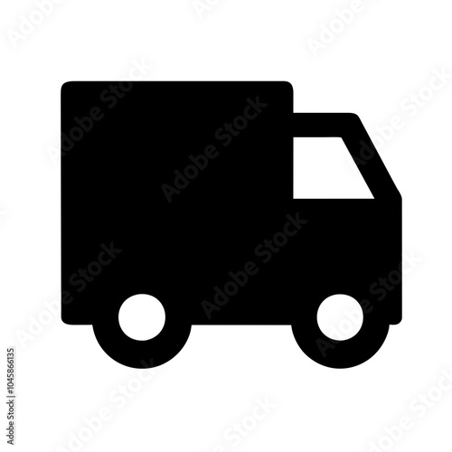 Truck icon for transport services