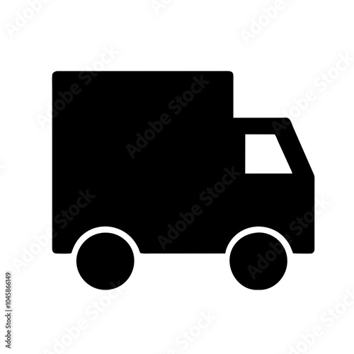 Truck icon for transport services