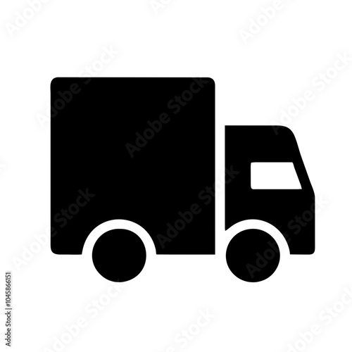 Truck icon for transport services