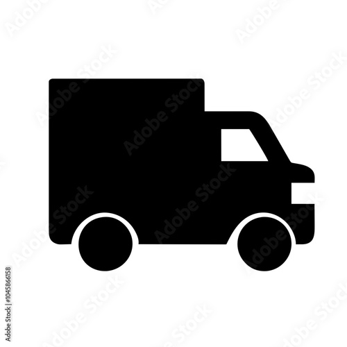 Truck icon for transport services