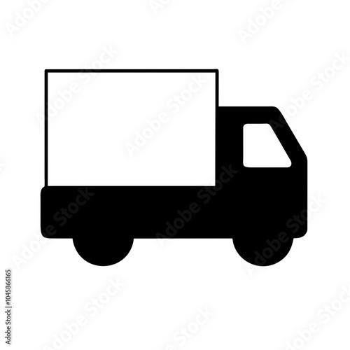 Truck icon for transport services