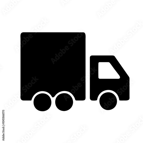Truck icon for transport services