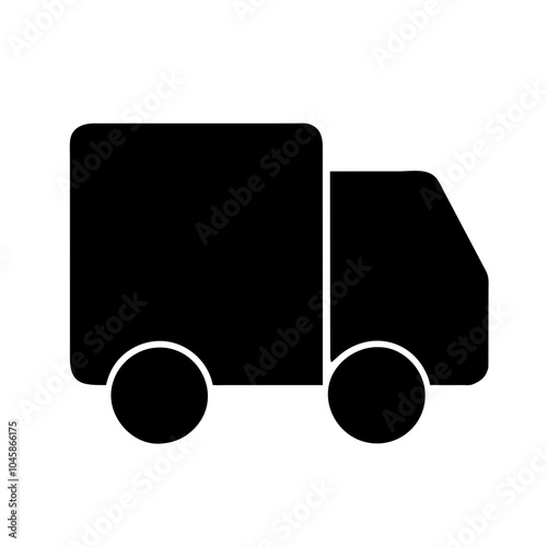 Truck icon for transport services