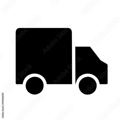 Truck icon for transport services
