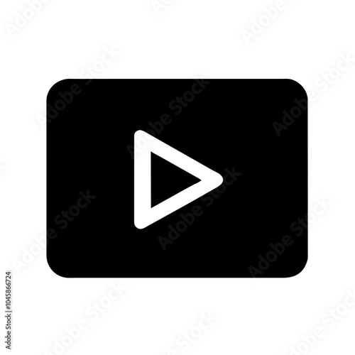 Button icon to stop video playback