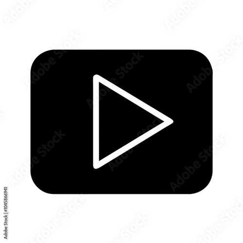 Button icon to stop video playback