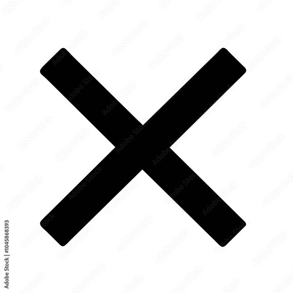 Icon representing close or cancel action Icon representing close or cancel action