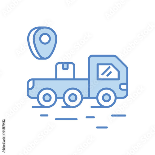 Delivery Tracking vector icon