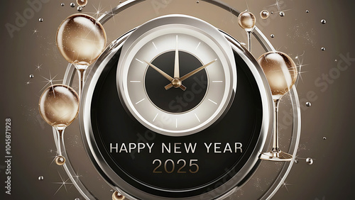 happy new year 2025 background