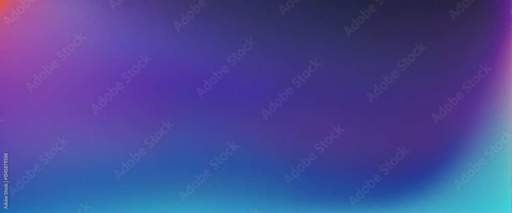 Fototapeta premium Groovy colorful gradient background with texture and dark wave effect