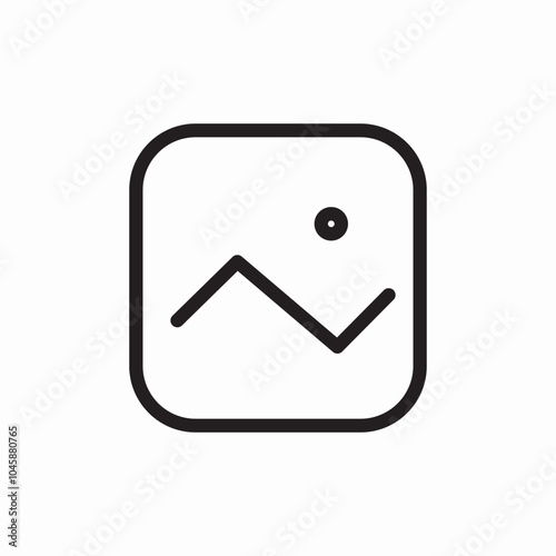 image picture icon sign vector