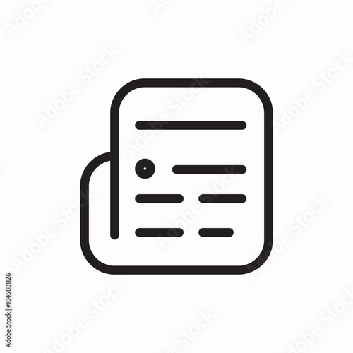 news newspaper icon sign vector