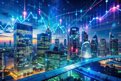 Wallpaper Mural UK Economic Crisis and Forex Trading Trends: A Nighttime Data Analysis Experience Torontodigital.ca