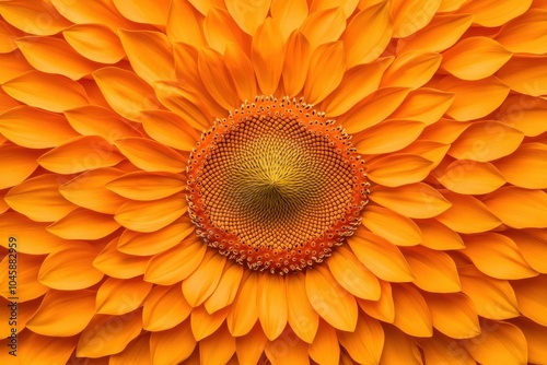 Close-up of a sunflower s seed pattern revealing the golden ratio in nature, emphasizing natural symmetry, Sunflower golden ratio, Natural pattern photo