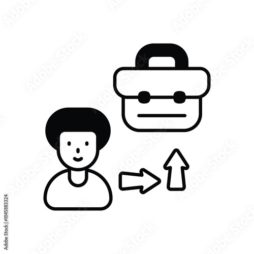 B2C Model vector icon
