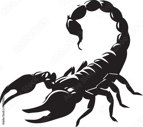 Scorpion silhouette vector EPS 