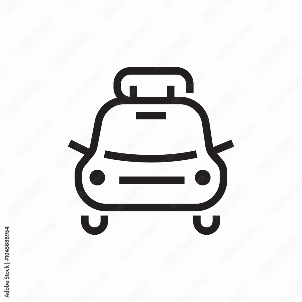 texi car icon sign vector texi car icon sign vector