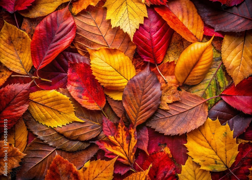 Vibrant Pile of Autumn Leaves Against a Clear Background for Seasonal Decor and Nature Themes Vibrant Pile of Autumn Leaves Against a Clear Background for Seasonal Decor and Nature Themes