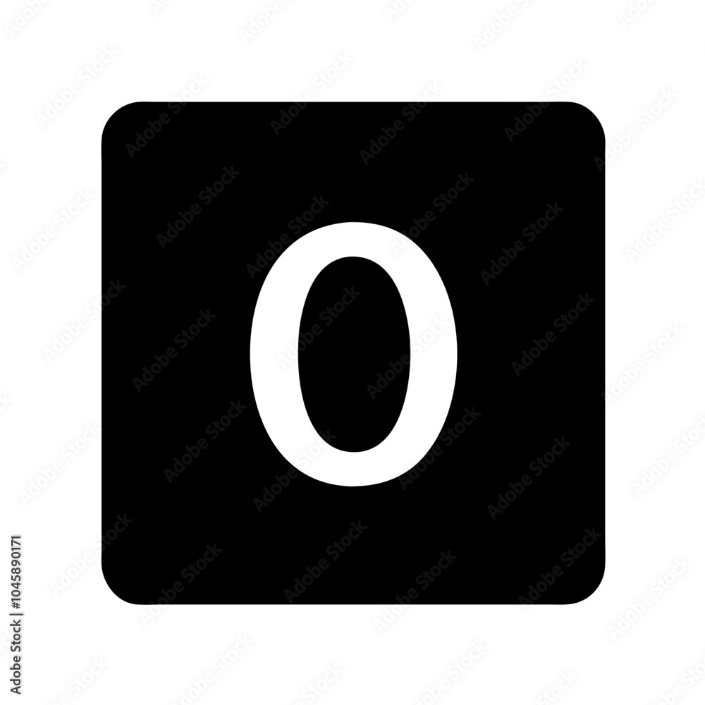 Represents the number zero Represents the number zero