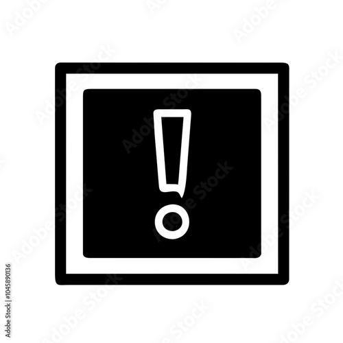 Exclamation mark indicating emphasis or alert