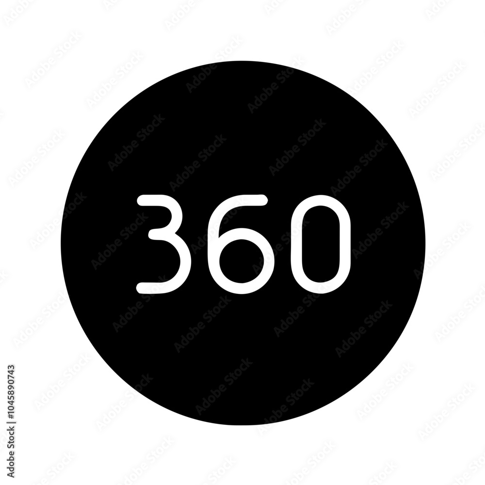 Represents a complete view or rotation Represents a complete view or rotation