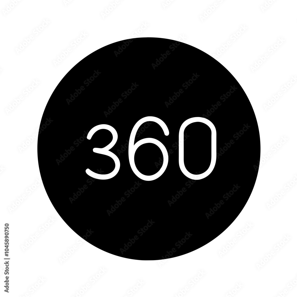 Represents a complete view or rotation Represents a complete view or rotation