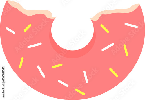 Strawberry Donuts with Cream