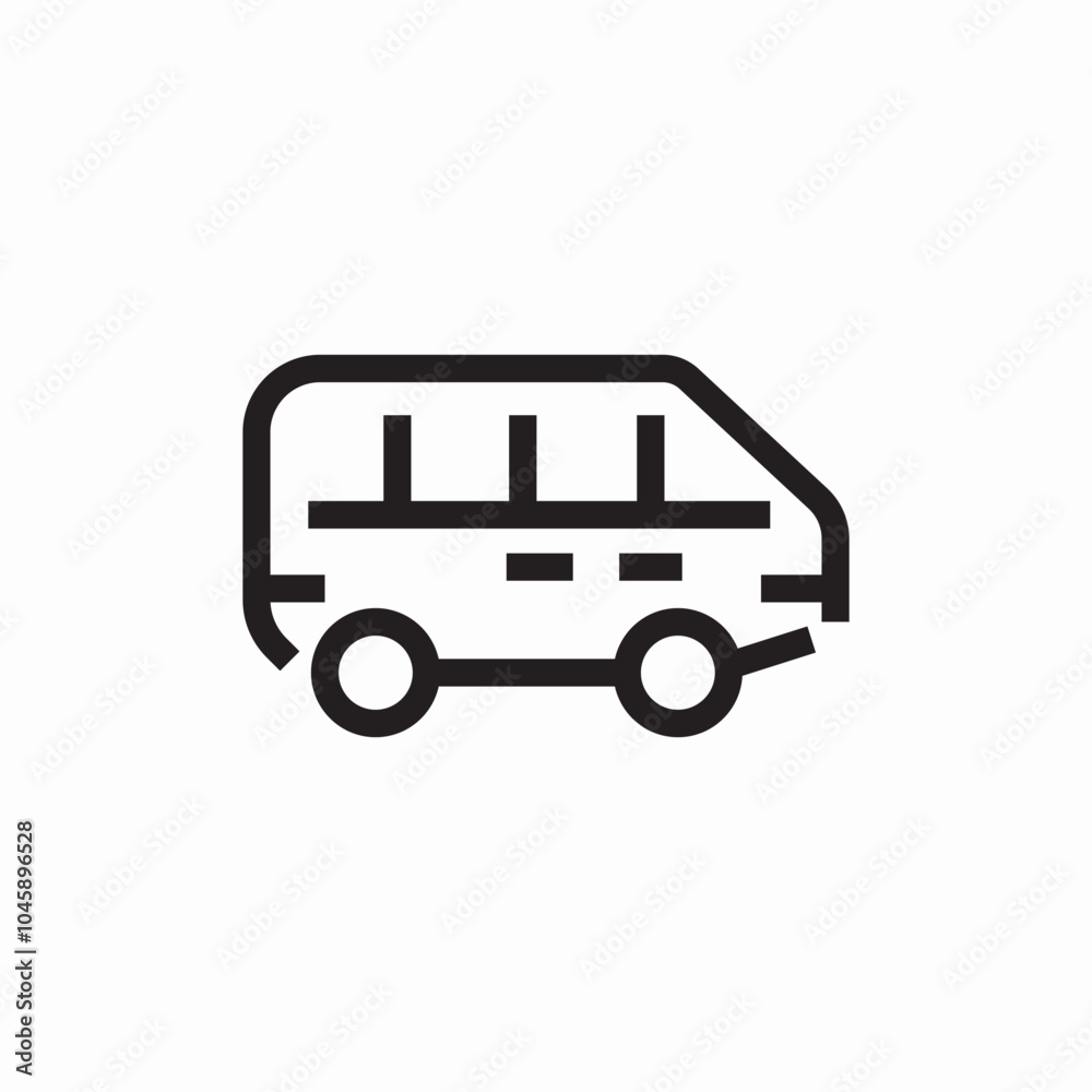 bus vehicle icon sign vector bus vehicle icon sign vector