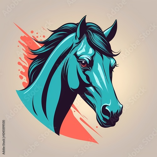 aggressive horse vector, powerful horse illustration, horse running vector, wild horse artwork, dynamic horse vector, horse racing vector, stallion vector, energetic horse graphic, equine vector art,  photo