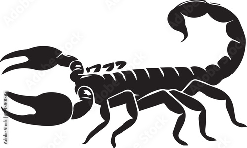Scorpion silhouette vector EPS 