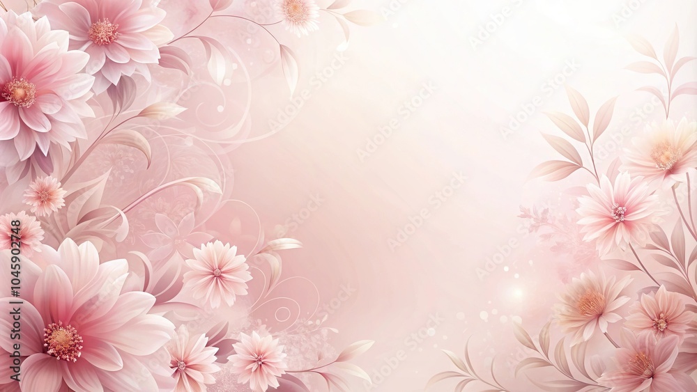 soft light pink abstract floral background wallpaper pattern Asymmetrical soft light pink abstract floral background wallpaper pattern Asymmetrical