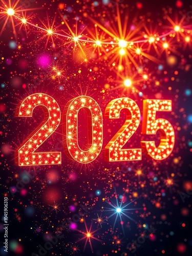 2025 written on the sand of a tropical beach, travel new year card. New Year 2025. Ultra realistic. Photorealistic 