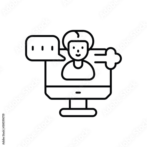 Angry Customer vector icon