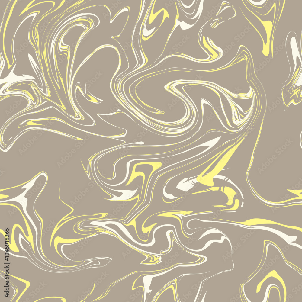 Vector seamless pattern. Abstract fluid art texture. Liquid monochrome streaks. Creative background with freeform blots. Decorative design with distortion effect. Vector seamless pattern. Abstract fluid art texture. Liquid monochrome streaks. Creative background with freeform blots. Decorative design with distortion effect.