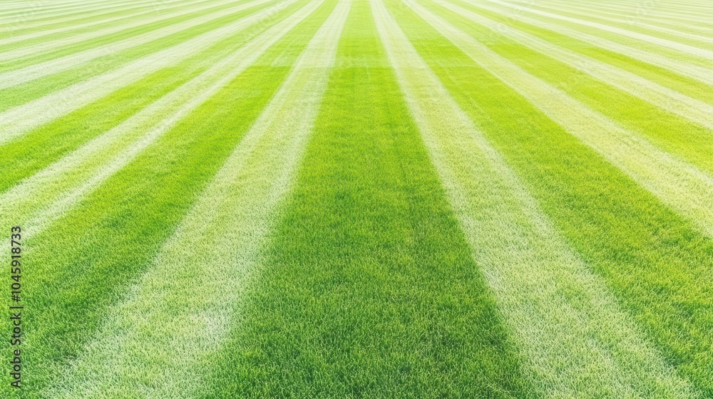 Obraz premium Lush Green Grass Texture with Smooth Lines