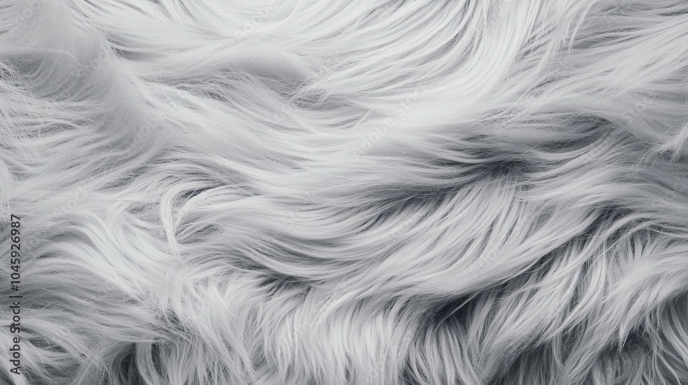 A grayscale picture of an animal's fur with a layer of white on top A grayscale picture of an animal's fur with a layer of white on top