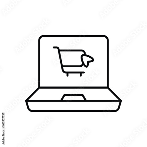 Online Shopping vector icon