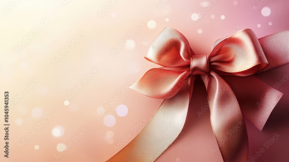 Elegant gift card with a ribbon and bow, set against a soft gradient background, evoking a sense of celebration. Elegant gift card with a ribbon and bow, set against a soft gradient background, evoking a sense of celebration.