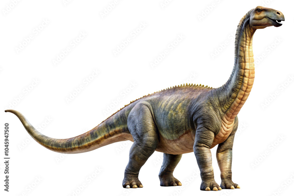 Fototapeta premium Brontosaurus dinosaur isolated. 