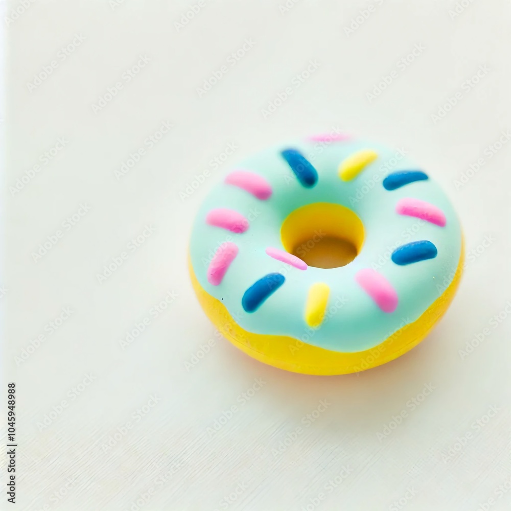 colorful donuts on blue background colorful donuts on blue background