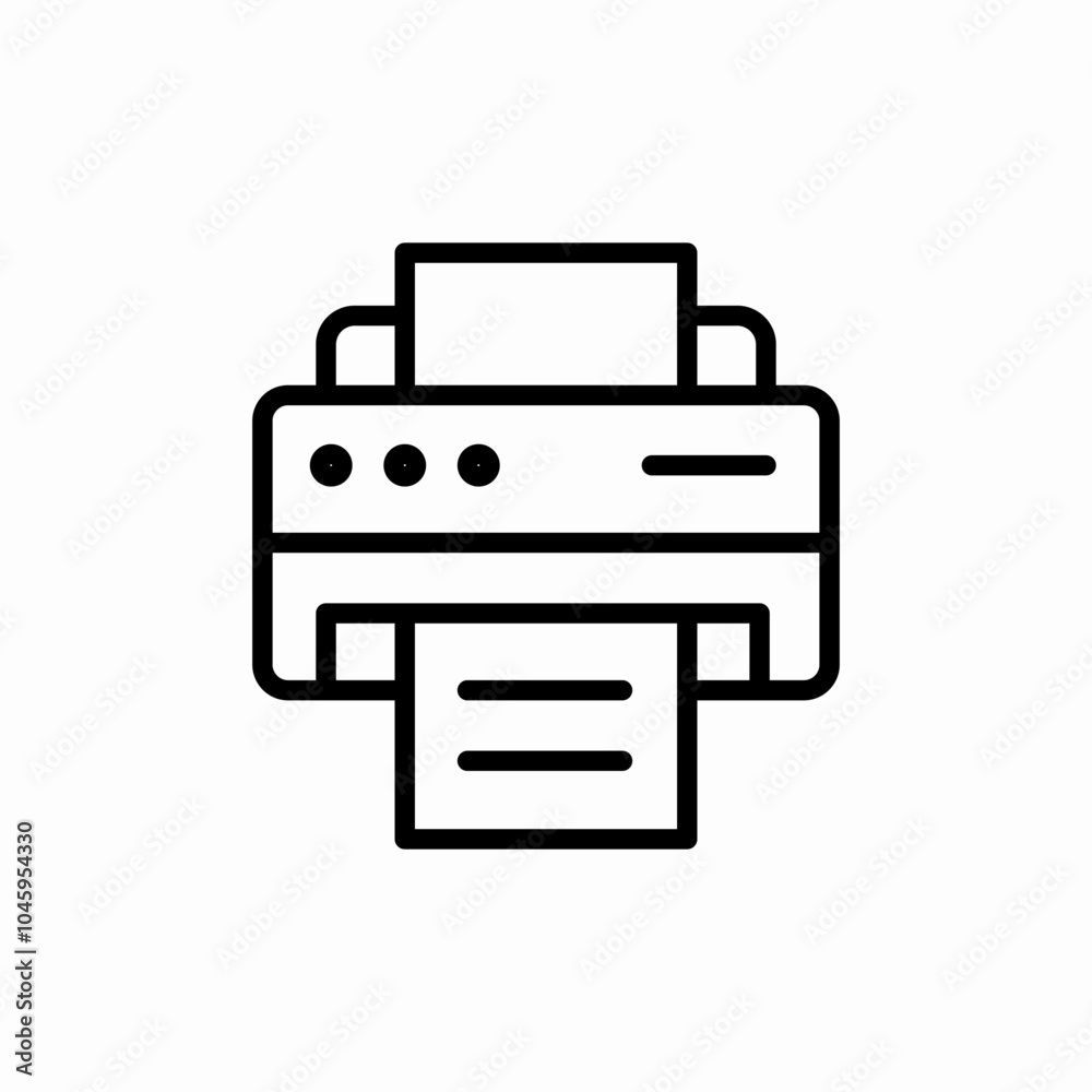 print printer icon sign vector print printer icon sign vector
