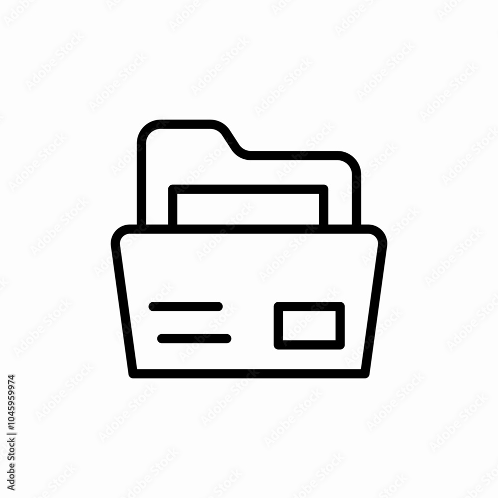 file folder icon sign vector file folder icon sign vector