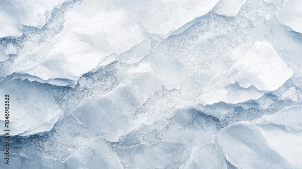Cold ice texture showing cracks and frost patterns in close-up detail Cold ice texture showing cracks and frost patterns in close-up detail
