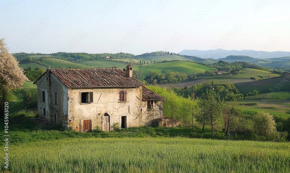 Typical italian old farm Typical italian old farm