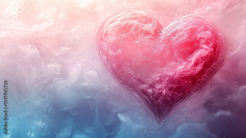 An abstract background wallpaper featuring a heart, perfect for Valentine's Day, birthdays, or Mother's Day.