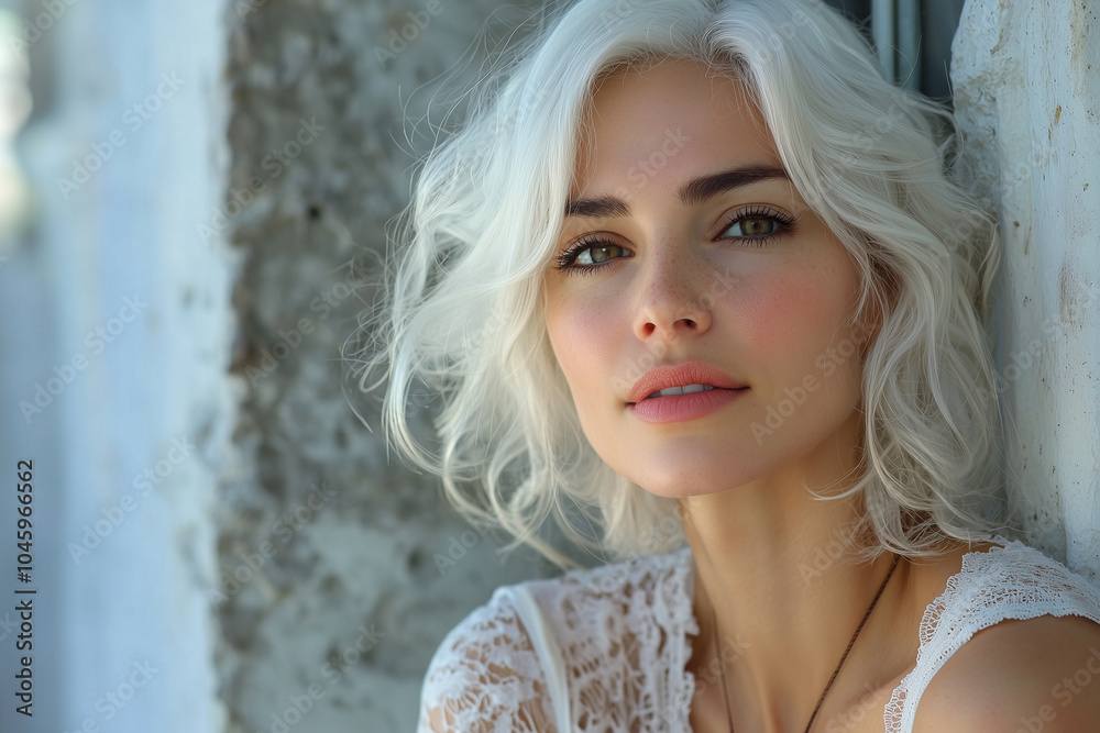 spanish woman, photo of a beautiful middle-aged woman with white hair spanish woman, photo of a beautiful middle-aged woman with white hair