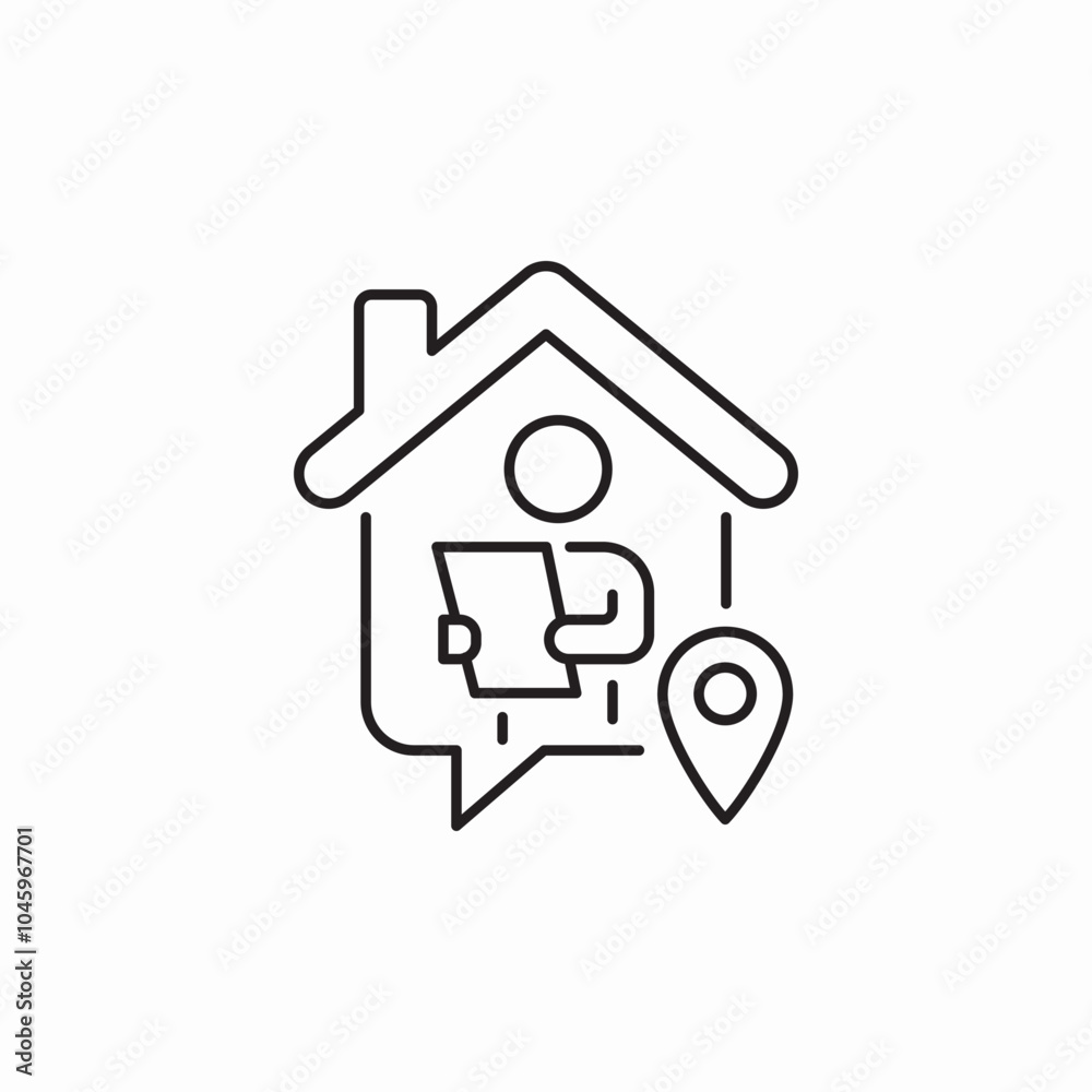 laptop workers chat icon sign vector laptop workers chat icon sign vector