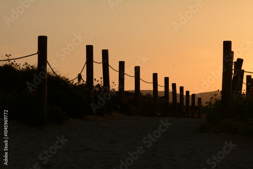 porlo pollo sardinia sunset at summer photo