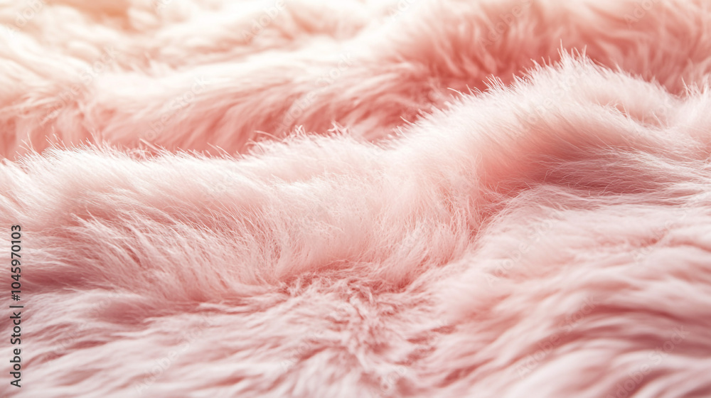 Soft Pink Faux Fur Texture Background Closeup Detail Soft Pink Faux Fur Texture Background Closeup Detail