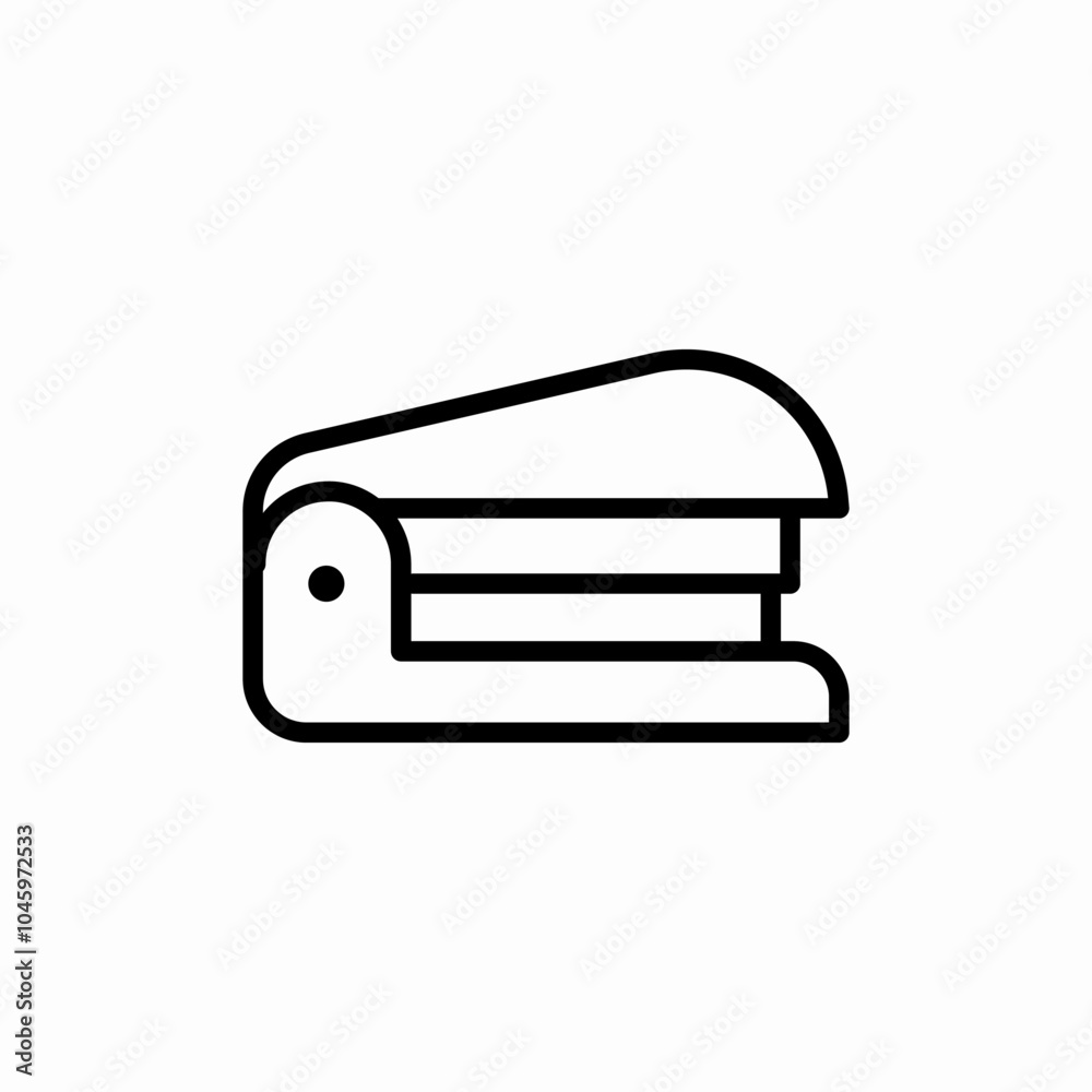 stapler office icon sign vector
